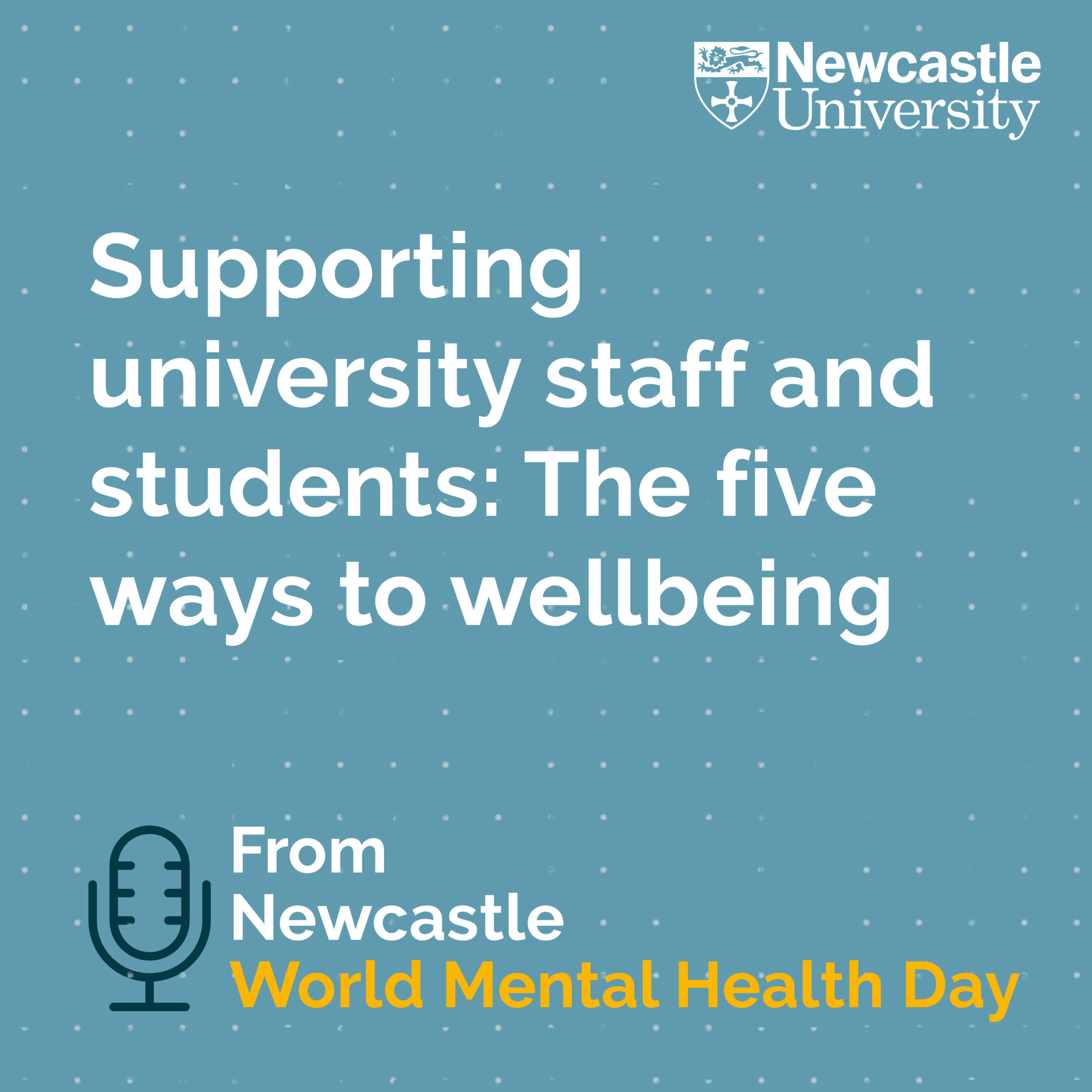 World Mental Health Day Special Supporting university staff and