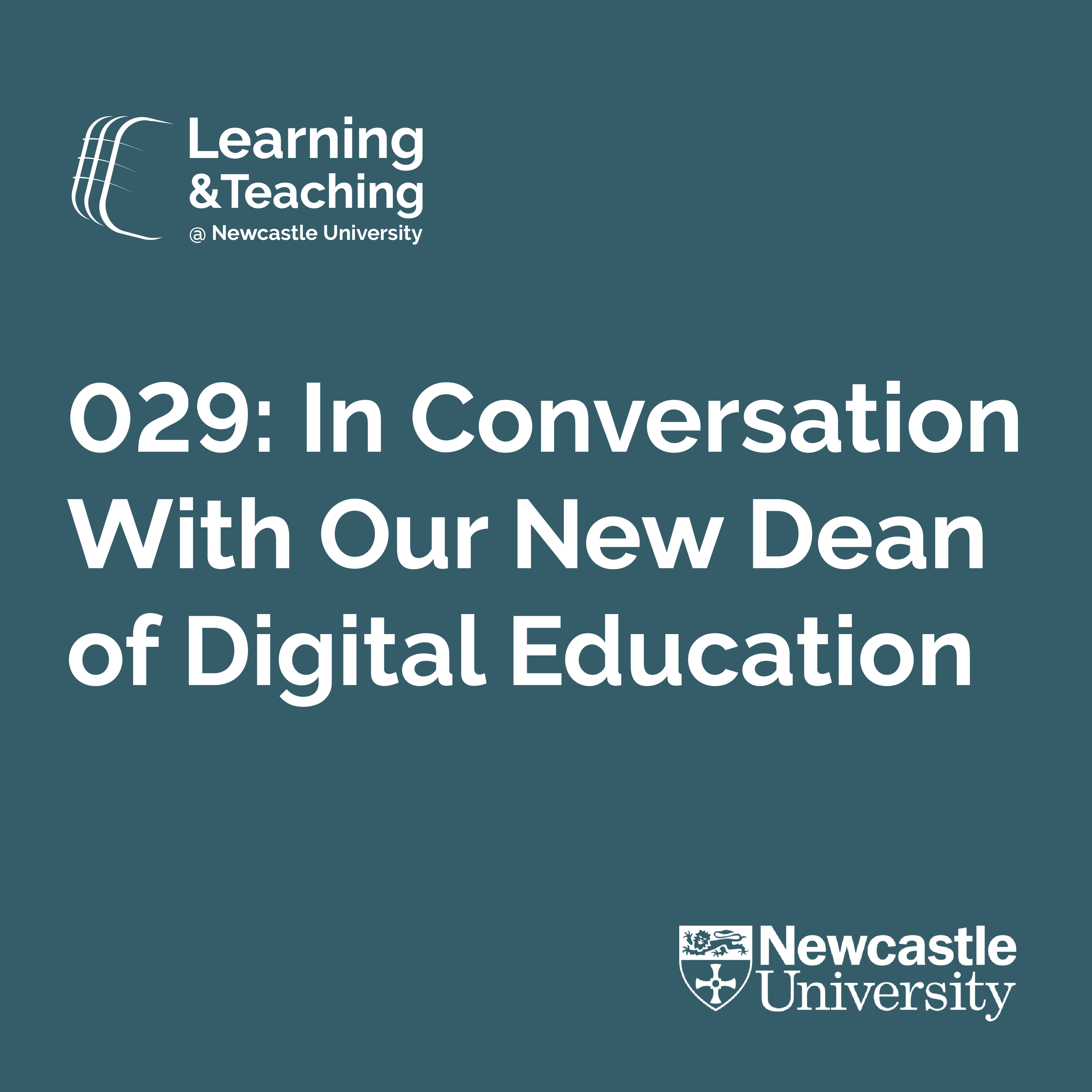 Episode 29 – In conversation with our new Dean of Digital Education
