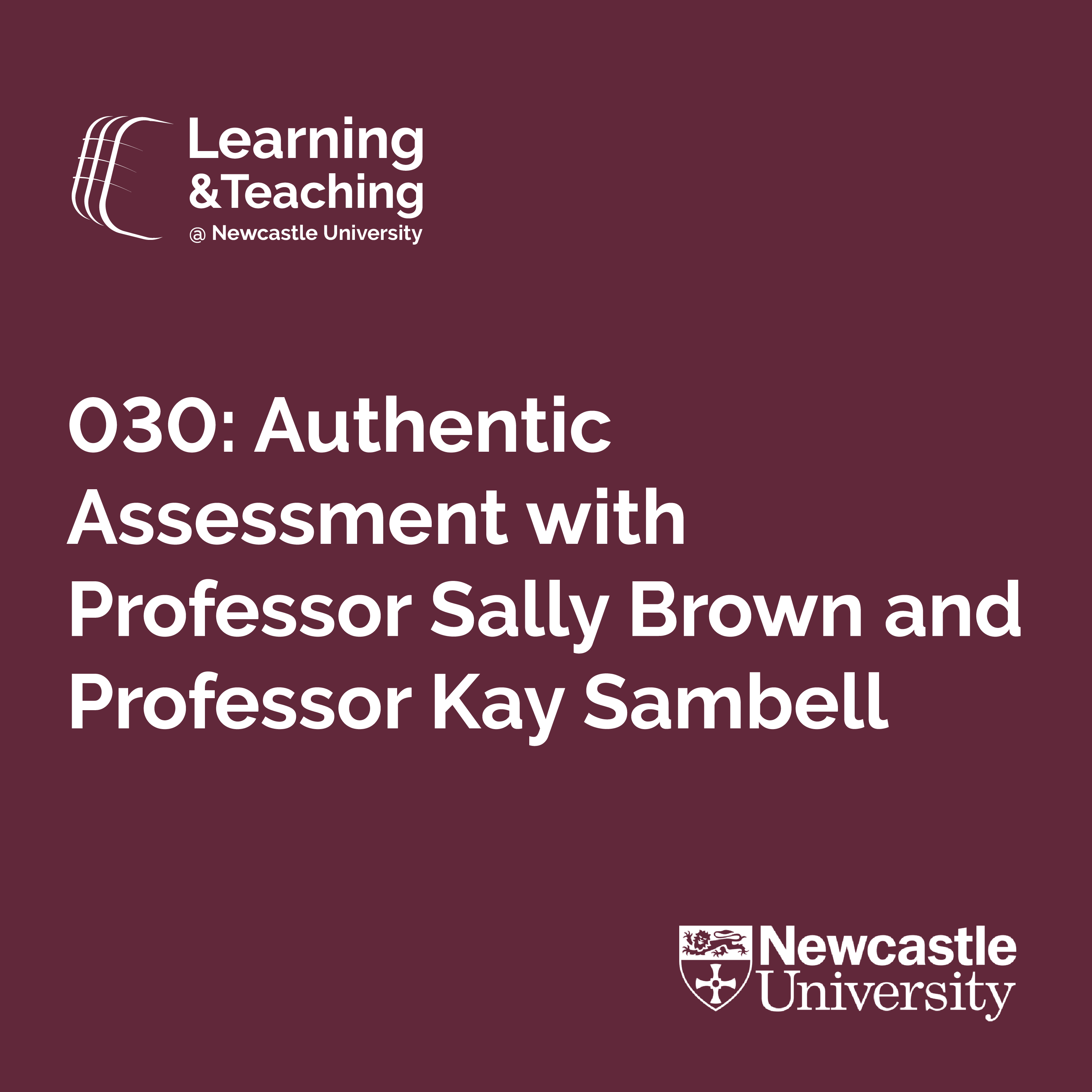 Episode 30 – Authentic Assessment with Professor Sally Brown and Professor Kay Sambell